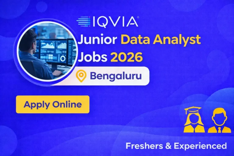 IQVIA Junior Data Analyst Job 2026