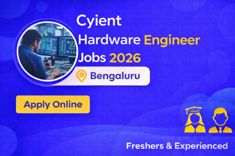Cyient Hardware Engineer Recruitment 2026