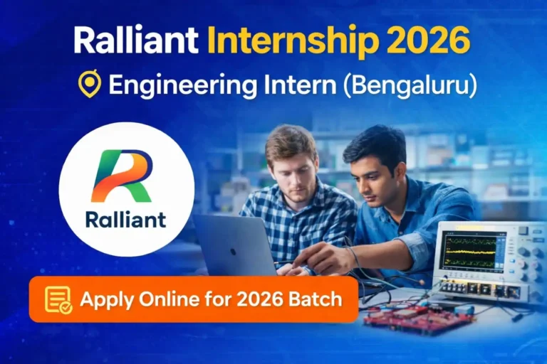 Ralliant Internship 2026 – Apply Online for Engineering Intern (Bengaluru)