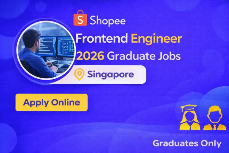 Shopee Engineering Infrastructure Recruitment 2026 – Apply Online for Frontend Engineer (Singapore)